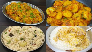 Delicious Aloo Recipes  Aloo Katliyan Aloo Masala Aloo Pulao and Biryani [upl. by Lasyrc552]