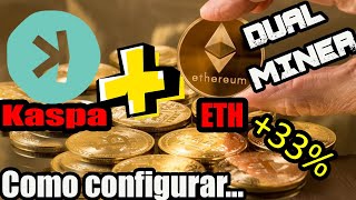 DUAL MINING ETHEREUM  KASPA COMO CONFIGURAR LOLMINER [upl. by Aned887]