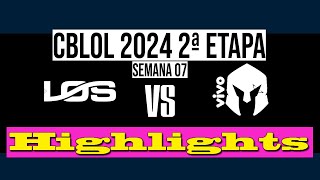 LOS GRANDES VS VIVO KEYD  CBLOL 2024  Highlights [upl. by Norit]