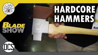 Blade Show 2021  USA Made Hatchets and Axes at Hardcore Hammers [upl. by Siffre]