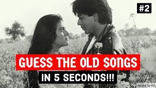 Guess The Old Songs in 5 SECONDS CHALLENGE 2  HindiBollywood Old Songs Hit Collection Video HD [upl. by Asila563]