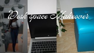 • Bedsitter Makeover part 5 DESK SPACE MAKEOVER • [upl. by Pierre]