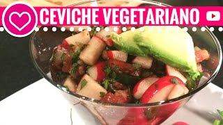 Ceviche de Rabanitos  Receta de Ceviche Vegano  Fácil y Rápido [upl. by Auqenahs29]