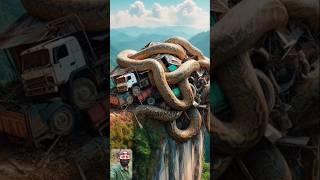 Nature Exploration  Giant Python In A Pile Of Scrap Metal shorts python amazing animals [upl. by Haskell]