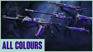 REAVER SKINS SHOWCASE ALL COLOURS  VALORANT REAVER COLLECTION [upl. by Noed]