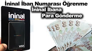 İninal İban Numarası Öğrenme 2022  İninal İbana Para Gönderme  İninal Hesap Numarası Nerde Yazar [upl. by Honora]