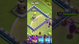 Warden vs warden😯❤️ op match clashofclans cocfunnymomentcocfunnymoments shortsvideo [upl. by Nidraj764]