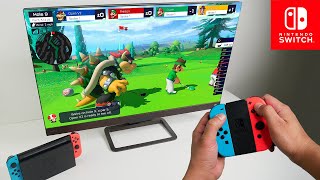 Mario Golf Super Rush Online Multiplayer Gameplay  All Golf Games  Nintendo Switch [upl. by Ahsirtak]