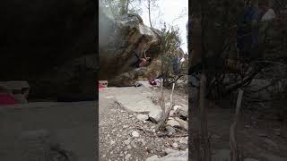 3 hombres y una mákina Manjus Place Alcañiz bouldering [upl. by Bergh]