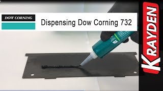 Dow Corning 732 Silicone Sealant Manually Dispensed [upl. by Fugere]