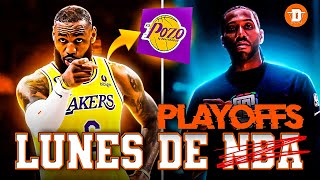 ¡LUNES DE PLAYOFFS ¡LA NBA ESTÁ LOCA [upl. by Lowndes492]