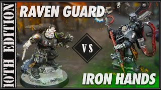 Vanguard Spearhead vs Ironstorm Spearhead  10th Edition Warhammer 40k Battle Report [upl. by Kahler]