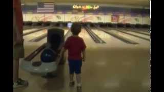 2 year old bowling like a pro [upl. by Ycnay]