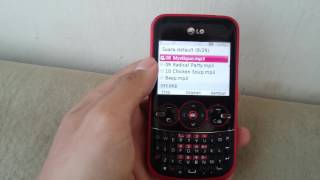 LG GW300 old ringtone 2010 edition JADUL review [upl. by Marchese]