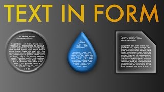 08 Quicktips Affinity Designer  Text in Form  DEUTSCH [upl. by Sackman]