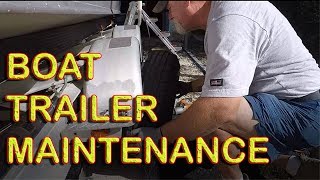 BOAT TRAILER MAINTENANCE or pay the consequences❗❗ [upl. by Rorie]