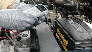 CRANK NO START PARASITIC DRAW TEST HOW TO CHECK THE BATTERY ALTERANATOR [upl. by Corvin]