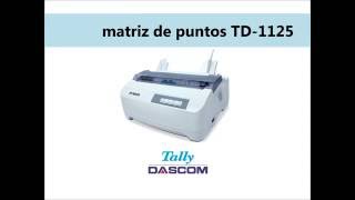 Impresora Fiscal Matriz de Puntos Tally 1125 [upl. by Dedra]