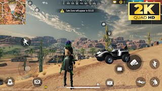 Free Fire MAX  Battle Royale Gameplay  1440p Ultra Settings  KALAHARI MAP [upl. by Latham]