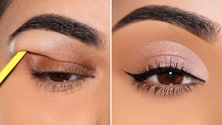 Why you must try this Delicate Lavender HOODED Eyes Makeup [upl. by Malinda]