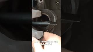 How To Compress Caliper Brake Piston DiY Method shorts cartips automobile carhack cartools [upl. by Egni]