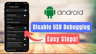 Disable USB Debugging Option on Android Device [upl. by Nerrad]