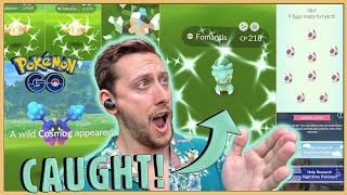 NEW SHINY FOMANTIS amp Cosmog RETURNS For The Solstice Horizons In Pokemon GO [upl. by Hillel80]