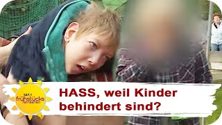 Dieser Mann drangsaliert behinderte Kinder Kann die Polizei nichts tun  SAT1 Frühstücksfernsehen [upl. by Nalyr]