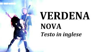 Verdena  Nova Live testo in inglese Audio raro [upl. by Charlotta547]