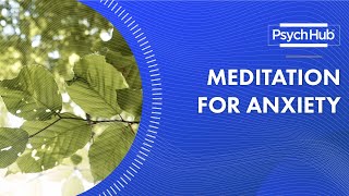 Meditation for Anxiety [upl. by Guinevere]