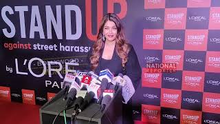 Aishwarya Rai Bachchan Full Exclusive Interview At Standup Street Harr0sment By Loreal [upl. by Gadmon]