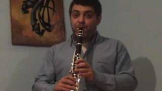 Paganini Caprice No5 with Jazz improvisation by Petar Taneski  Clarinet [upl. by Yelehsa]