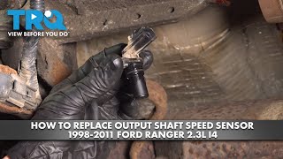 How to Replace Output Shaft Speed Sensor 19982011 Ford Ranger 23L L4 [upl. by Eniksre]