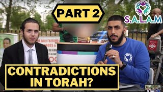 CONTRADICTIONS IN THE TORAH MUSLIM amp JEW DIALOGUE  SPEAKERS CORNER [upl. by Eloci908]