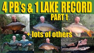 PART 1 FENLAND FISHERIES WILLOW LAKE SOCIAL  PB’s and lake record  carp fishing [upl. by Salas]