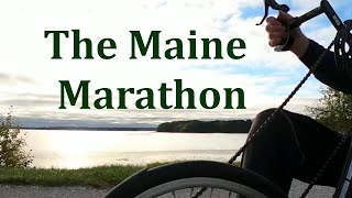 The Maine Marathon by Handcycle [upl. by Woodhouse101]