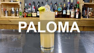 Paloma Cocktail Recipe  with Homemade Grapefruit Soda [upl. by Sleinad]