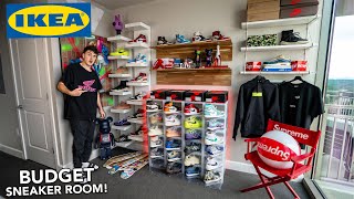 Building The Ultimate BUDGET Sneaker Room IKEA SETUP [upl. by Aindrea564]