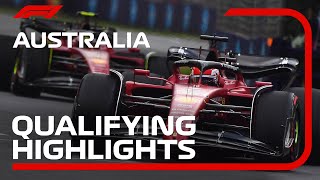 Qualifying Highlights  2022 Australian Grand Prix [upl. by Eilak]