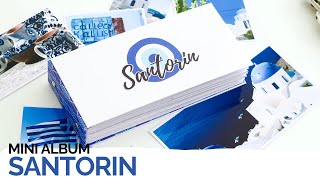 Scrapbooking​｜Mini album Santorin [upl. by Arik]