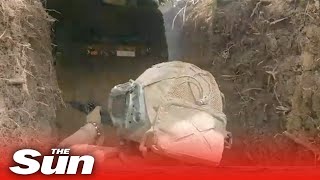 Ukrainian Special Forces shoot dead Russian troops in trenches in horrors of war [upl. by Ellenet295]