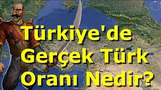 Türkiyede Gerçek Türk Oranı [upl. by Bazar]