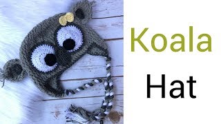 Crochet Baby Hat – Koala Hat Pattern [upl. by Tyra424]