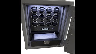 Aevitas Watch Winder Safe Instructions Video watchwinder safe watchsafe watchwindersafe [upl. by Nonahs]