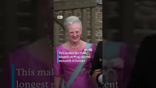 Denmarks Queen Margrethe II announces abdication  DW Short [upl. by Niliac]