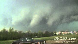 Lawton OK Tornado Timelapse April 17 2013 OWLSPcom [upl. by Ymled14]