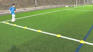 Fussballtraining 6er Reihe Übung 610  Ballkontrolle  Technik [upl. by Einnad670]