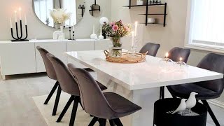 100 Modern Dining Room Decorating Ideas 2024 Living Room Dining Table Design  Home Interior Design [upl. by Nhepets743]