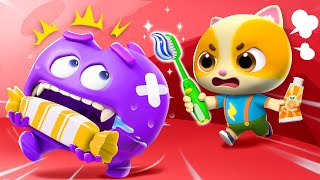 Brush Your Teeth  Good Habits Song  Kids Song  Kids Cartoon  MeowMi Family Show [upl. by Eissahc902]