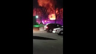 Viewer video from Braceville Twp fire [upl. by Ramled]